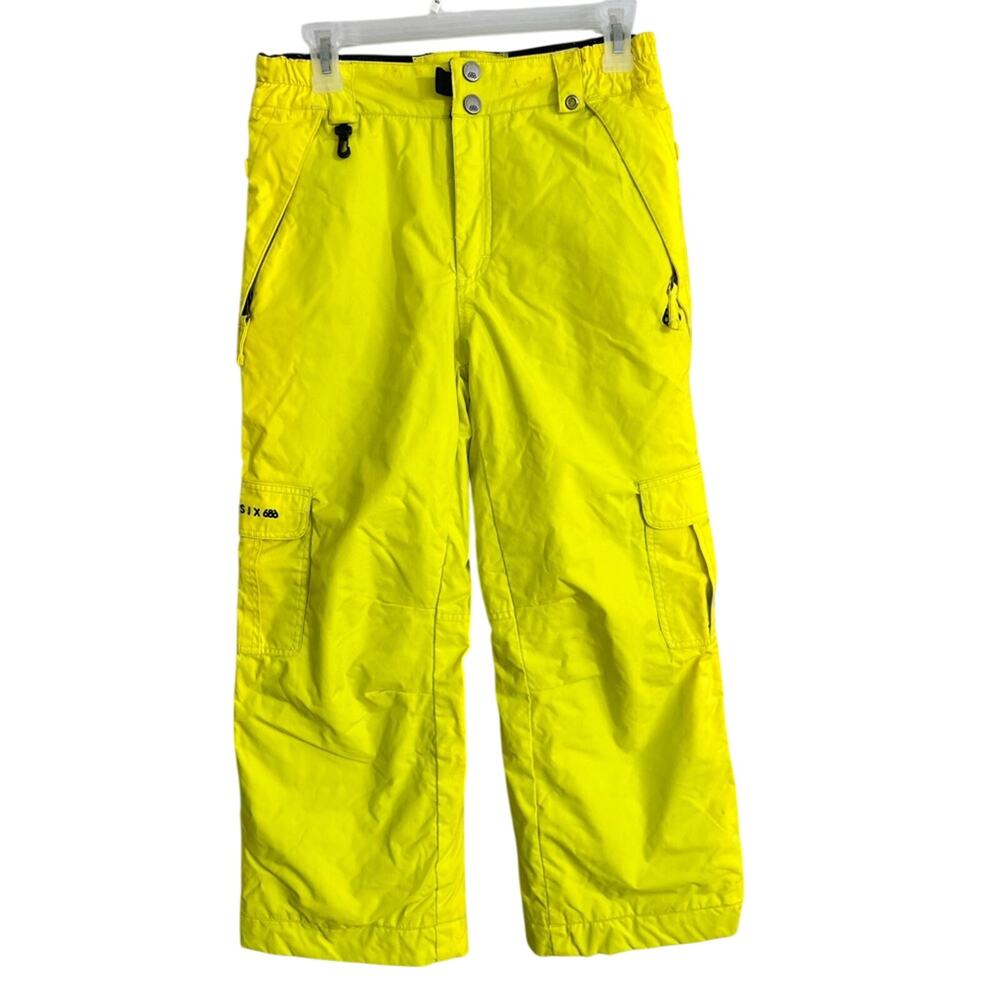 686 MANNUAL RIDGE INSULATED PANTS YOUTH FLASH YELLOW SIZE LARGE